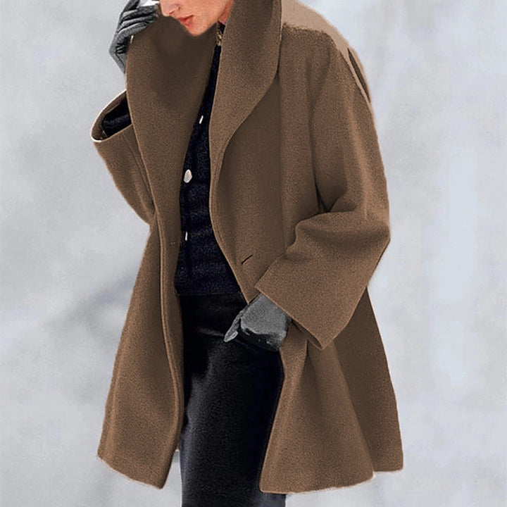 Modern damtrenchcoat med elegant design, värmande material. Perfekt för stil och skydd, passar alla tillfällen.