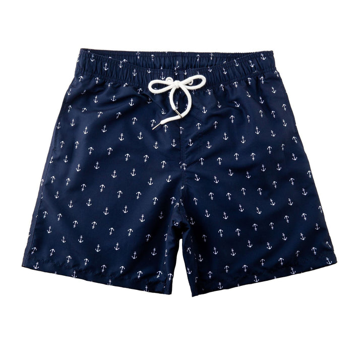 "Modernt designade herrboardshorts med snörning, snabbtorkande material och djärva tryck, perfekta för strandliv."