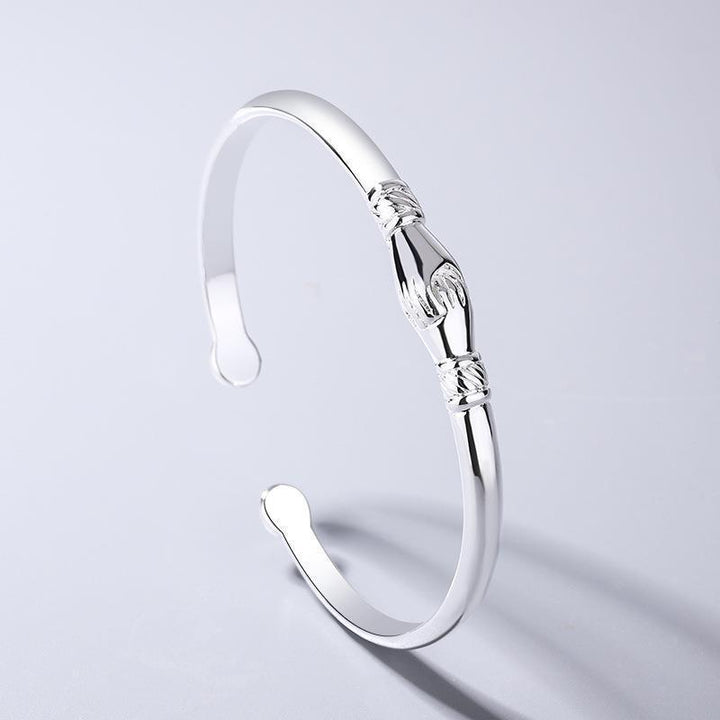 Damers Vänskapshandslagsarmband i S925 Silver