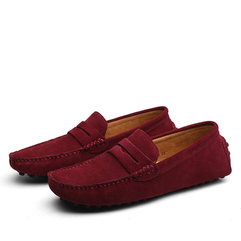 Mäns Italienska Loafers i Klassisk Stil