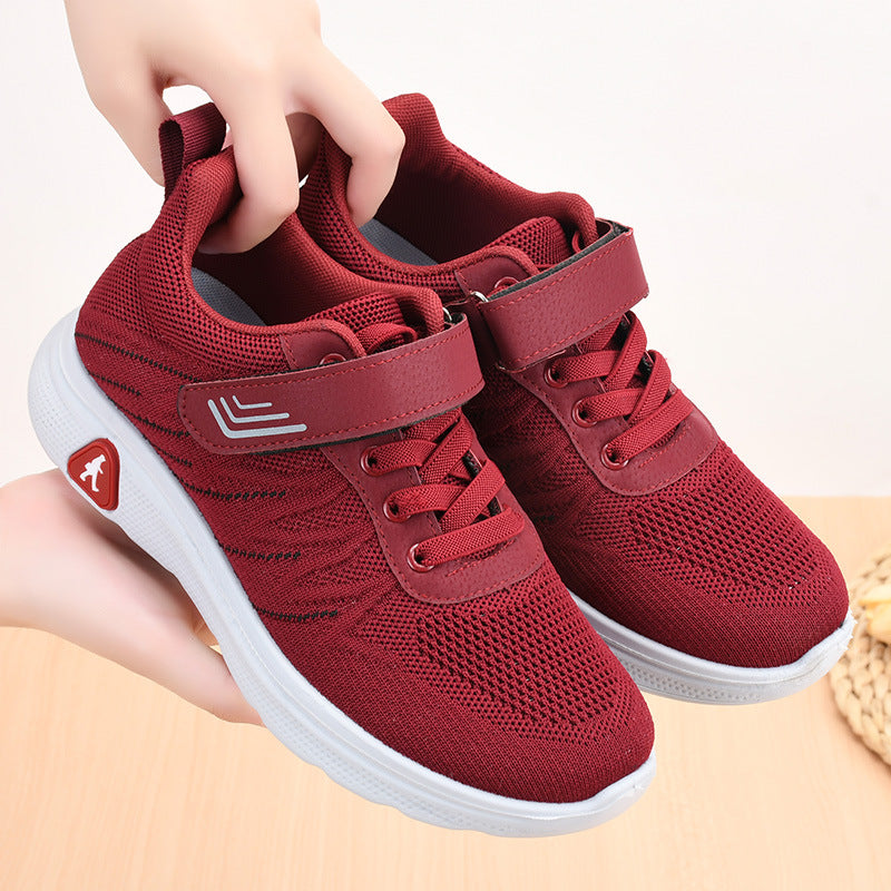 Kvinnors Snörskor Andningsbara Lätta Utomhus Sneakers