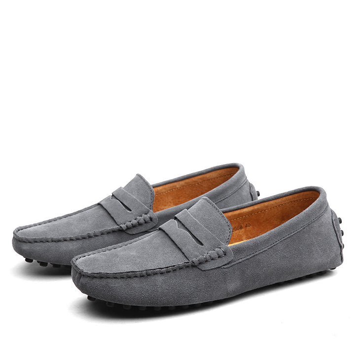 Mäns Italienska Loafers i Klassisk Stil