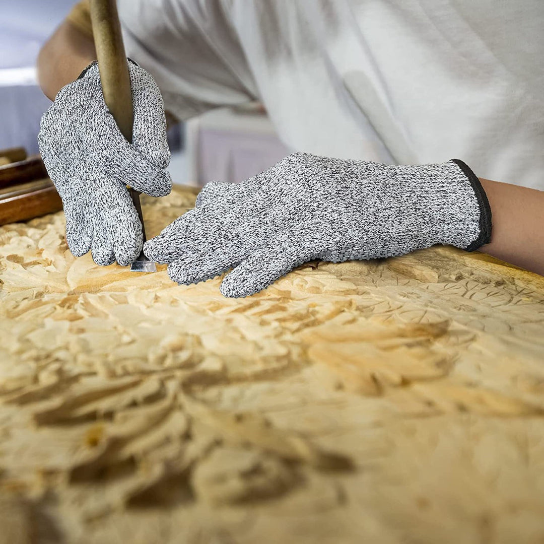 Skärbeständiga handskar för hantverk och matlagning