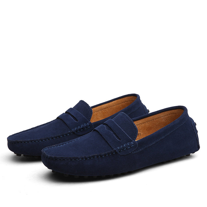 Mäns Italienska Loafers i Klassisk Stil