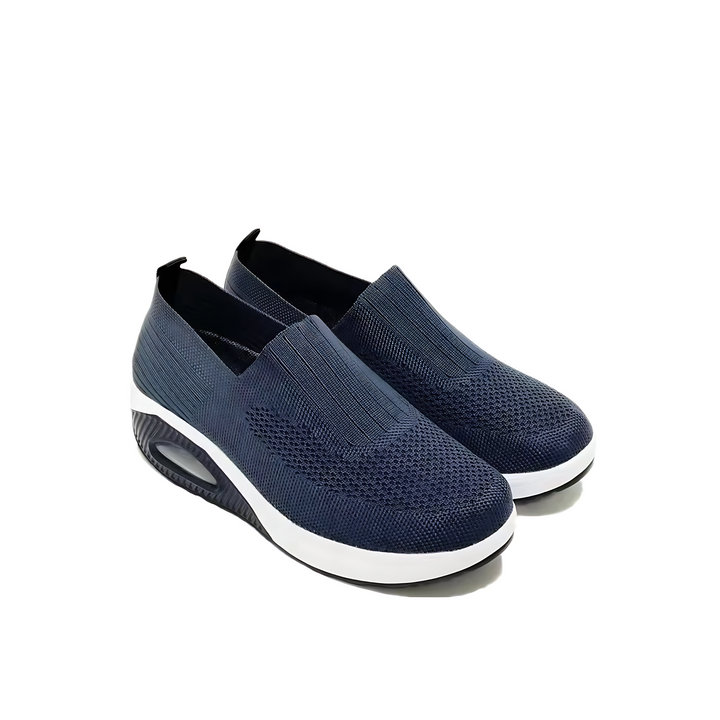 "Ortopediska sneakers för kvinnor, modern design i trendiga färger, erbjuder stöd och komfort för daglig användning."