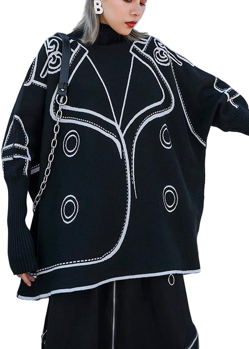 "Plus size batwing blus med trendigt och färgglatt tryck, luftig design för kvinnor, idealisk till vardags och fest."