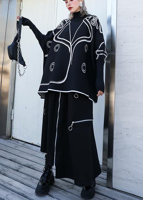 "Plus size batwing blus med trendigt och färgglatt tryck, luftig design för kvinnor, idealisk till vardags och fest."