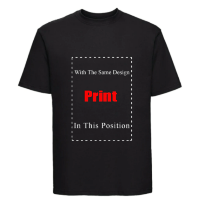 "Rolig herr T-shirt i bomull med tryck, perfekt för karantän och komfortabla dagar. Humoristisk design på mjukt material."