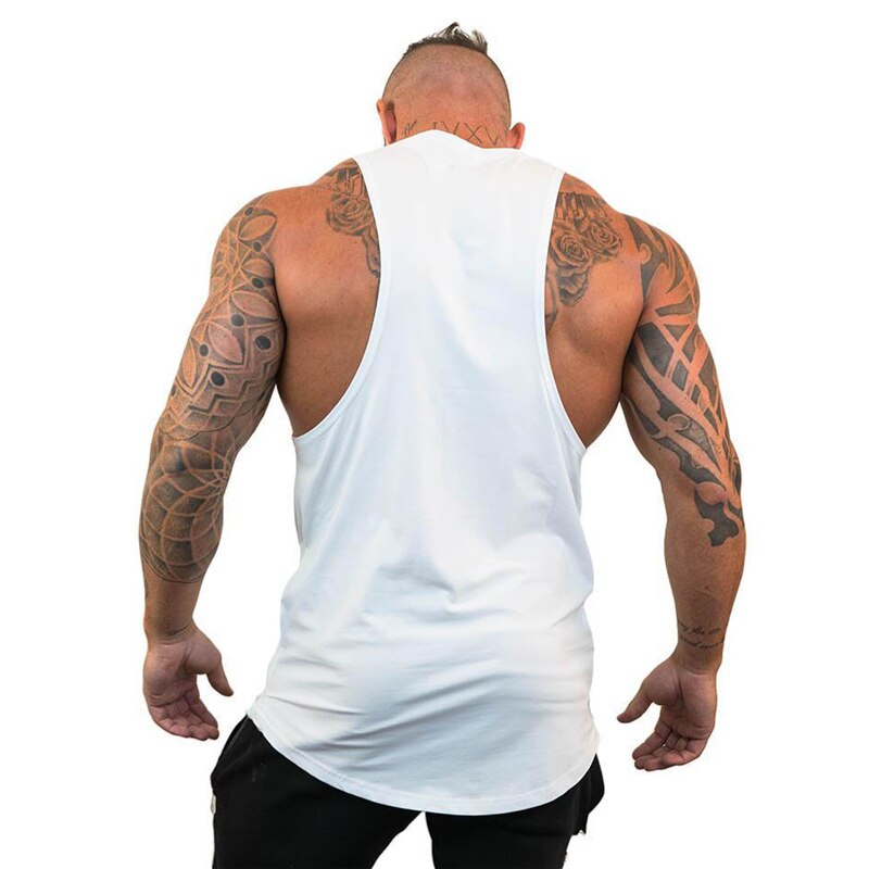 "Svart Beast Mode linne för gym, ärmlös med Y-formad rygg, framhäver muskulös fysik, perfekt för träning och avslappning."