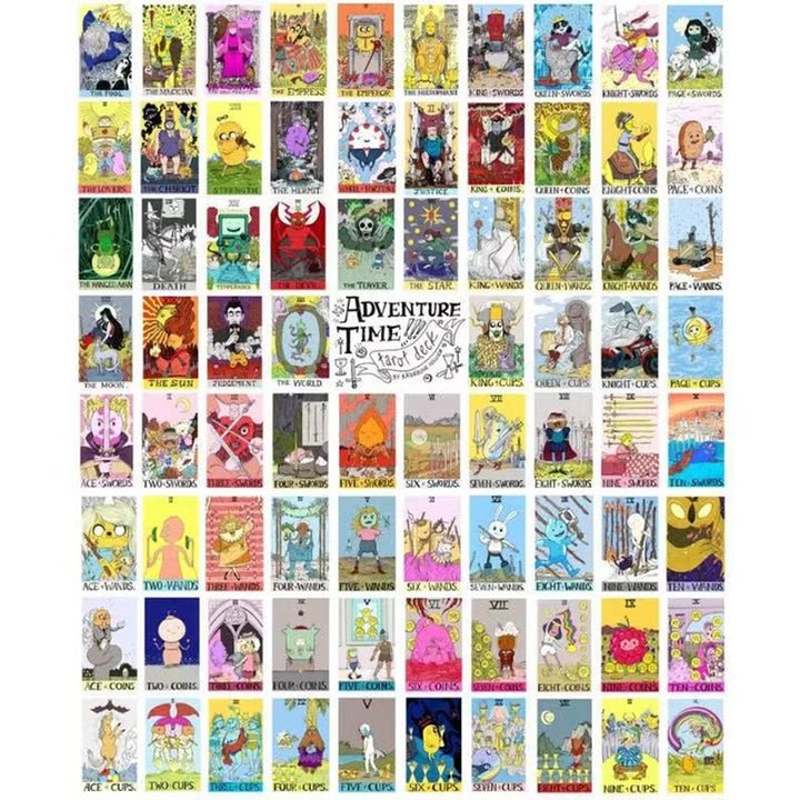 Temadeck tarotkort uppsättning, 78 kort med rik symbolik och traditionell design för inspiration och spådomar.