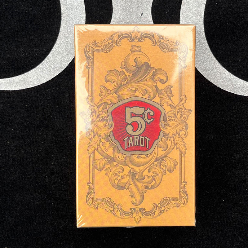 Temadeck tarotkort uppsättning, 78 kort med rik symbolik och traditionell design för inspiration och spådomar.