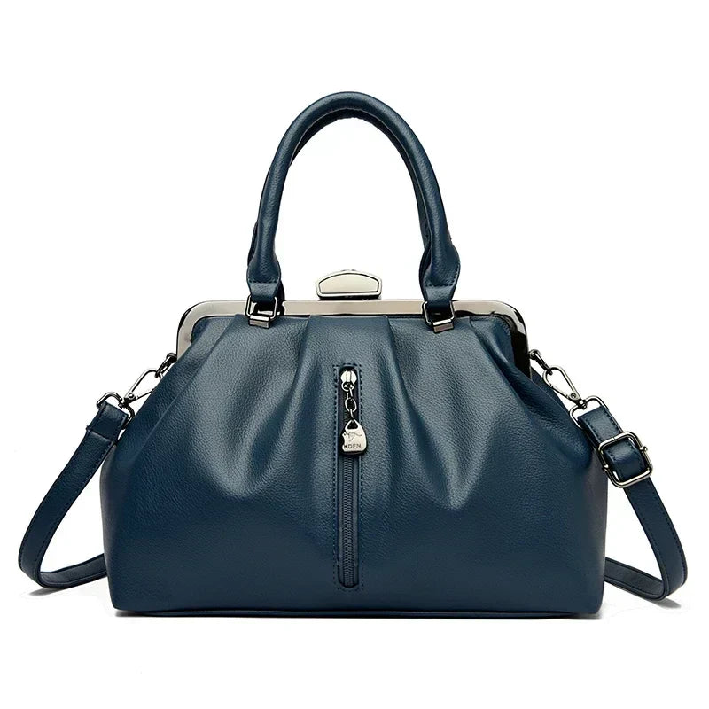 "Trendig dam crossbody väska av PU-läder i beige med justerbar axelrem, elegant design och praktisk storlek."