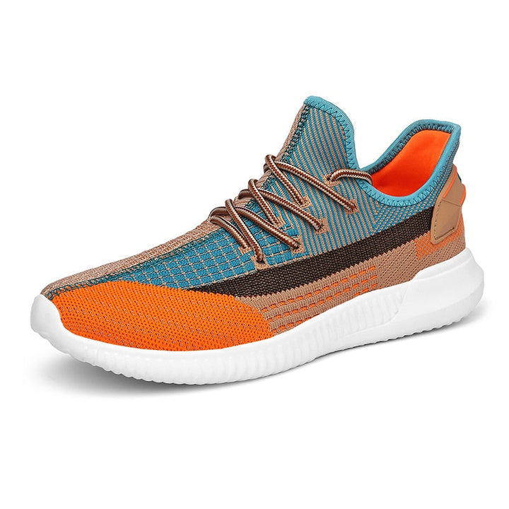 "Ultralätta, bekväma sneakers för herrar och damer, sida vy, andningsbar mesh med vadderad innersula för optimal komfort"
