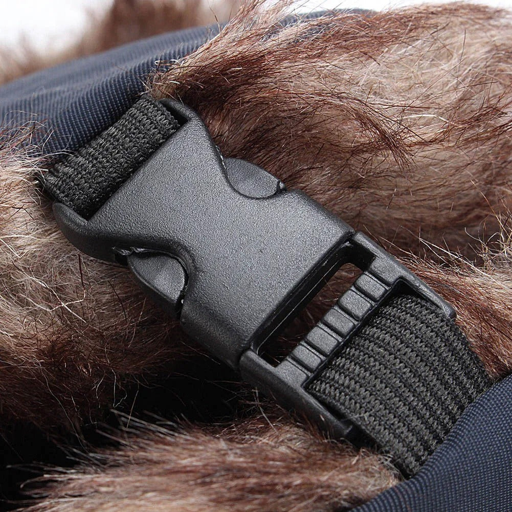 "Winter Trapper Aviator Hat för män med isolerade öronlappar, justerbar och vattentät, i tidlös stil för vinter."