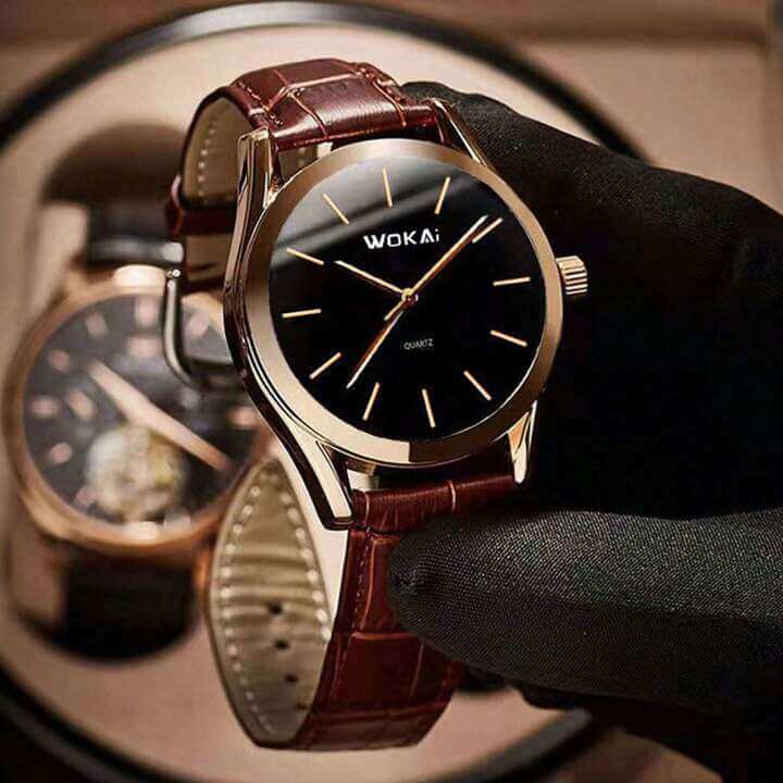 Elegant Rose Gold Quartz Watch
