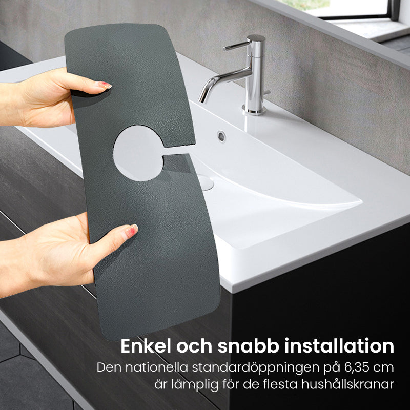 "Absorberande multicolor kök kranmatta, färgglad design, stoppar vattenstänk, hållbar och lätt att rengöra, 38x13,8 cm."