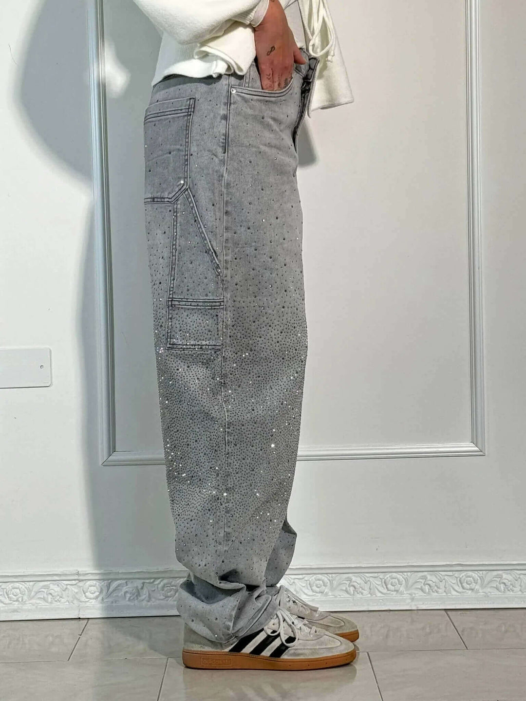 Dam Ballongjeans: Glansiga & Trendiga