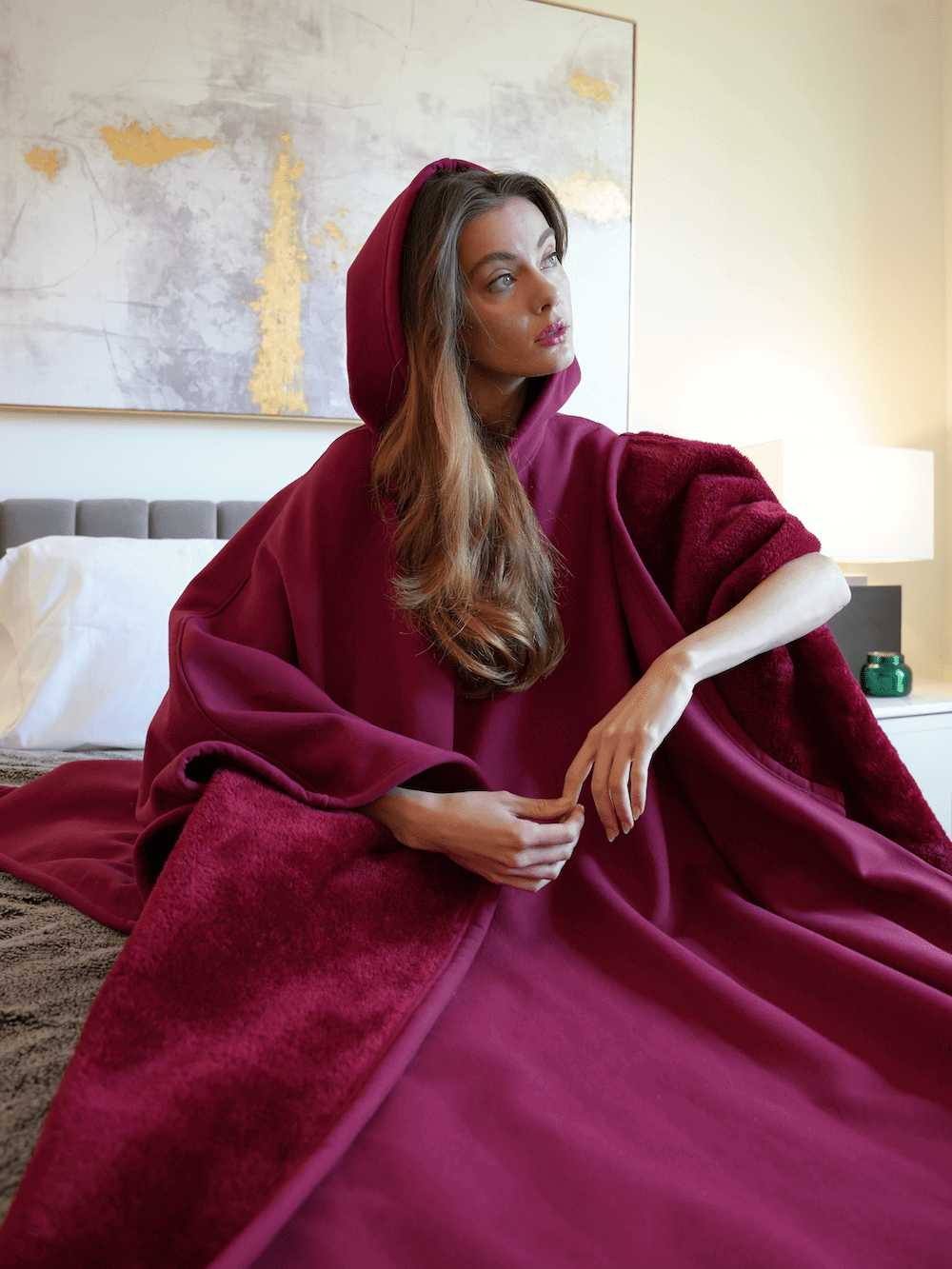Koppla av med vår mysiga, viktade hoodie