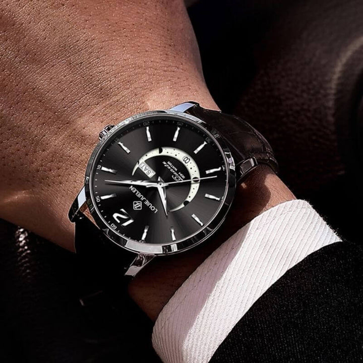 Elegant Luminous Moonphase Klocka