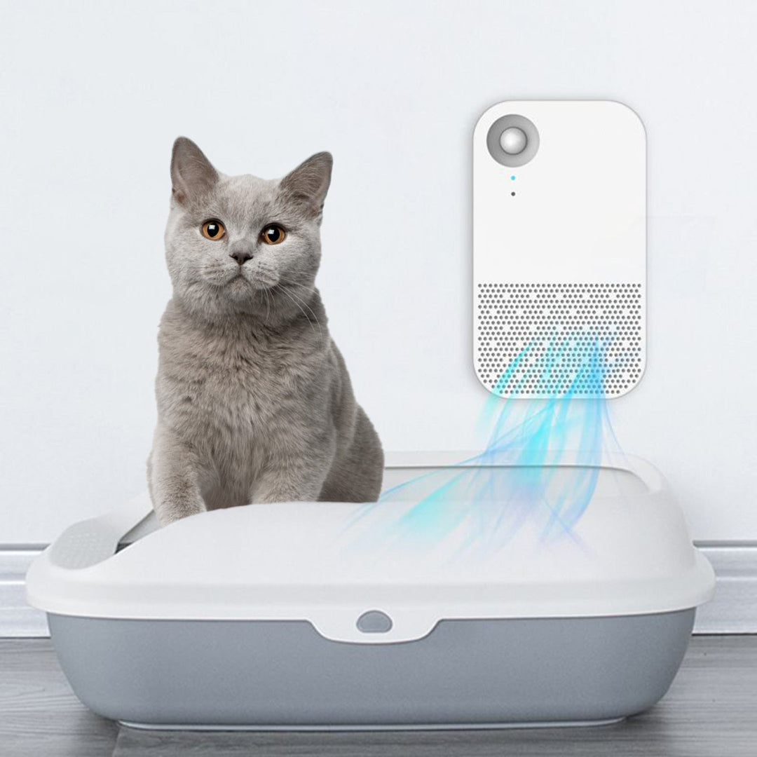 Få ren luft med Airclean luftrenare för kattlådan, perfekt för ett fräscht hem.