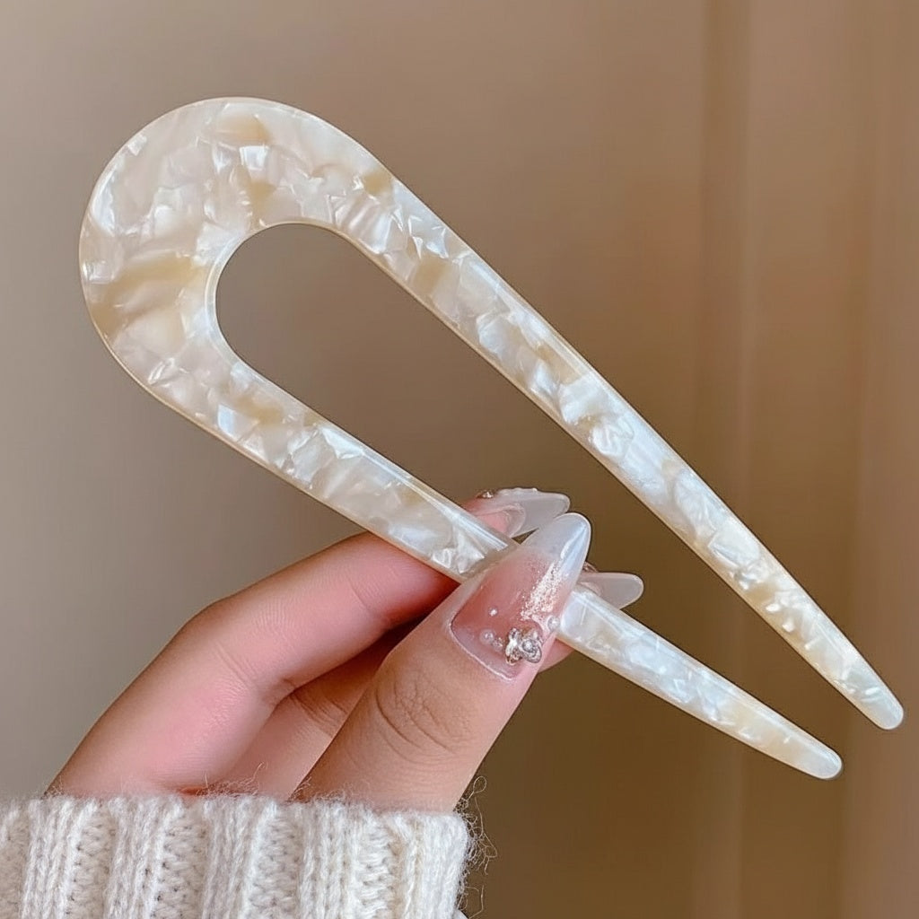 U-formade Hårnålar för Kvinnor - Akryl, Färgval