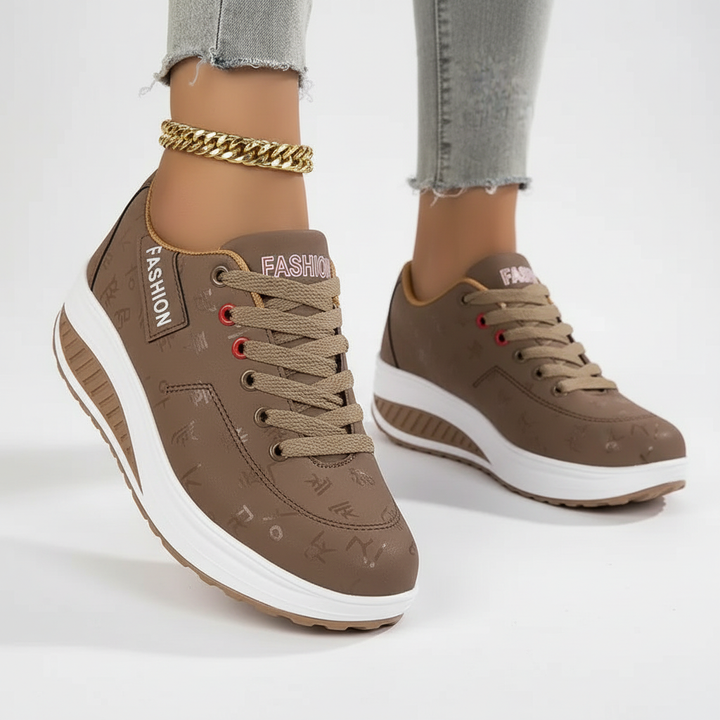 Fotvänliga Amelie ortopediska sneakers, designade för optimal komfort & dämpning hela dagen.