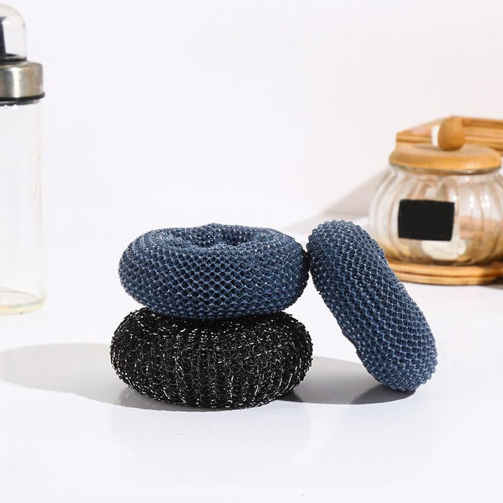 "Antibakteriell handflatansborste med inbyggd dispenser, rostfritt stålborst och ergonomisk design för effektiv köksrengöring