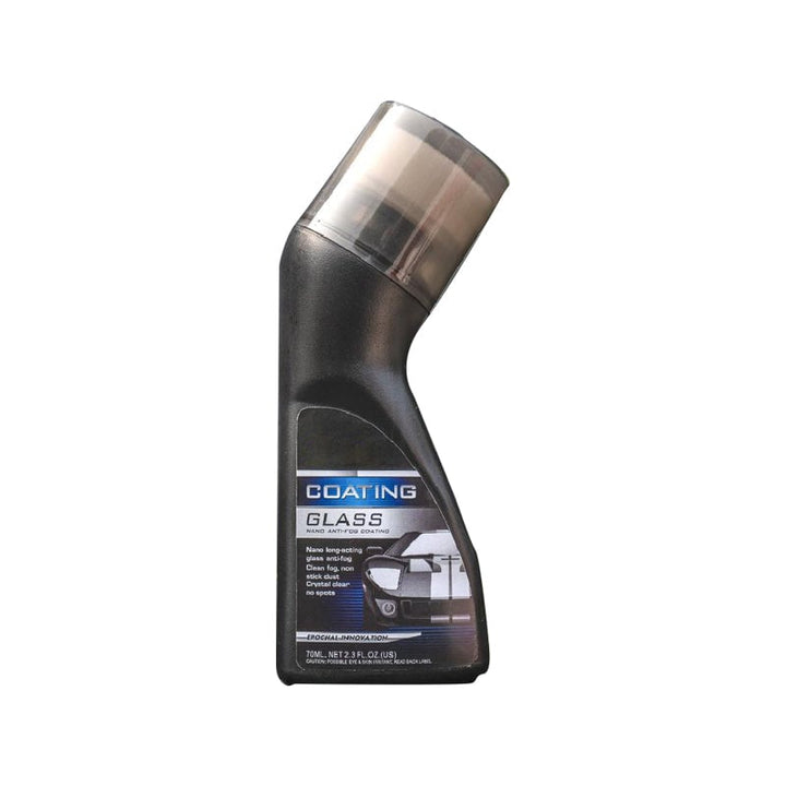 Antifogbeläggning för glas och speglar, säker sikt i alla väder, 70 ml flaska för garage & fordon, lätt att applicera.