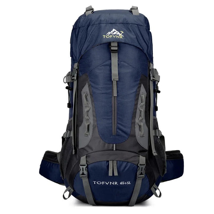 Funktionell 45L vattentät ryggsäck, unisex modell för outdoor, vandring och resor.