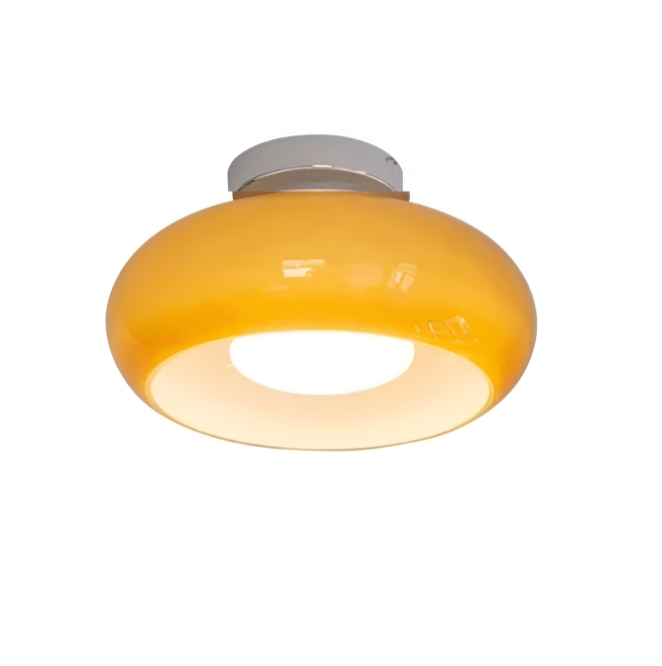 Rund pendellampa i Art Deco stil. Dekorativ och funktionell belysning som skapar atmosfär.
