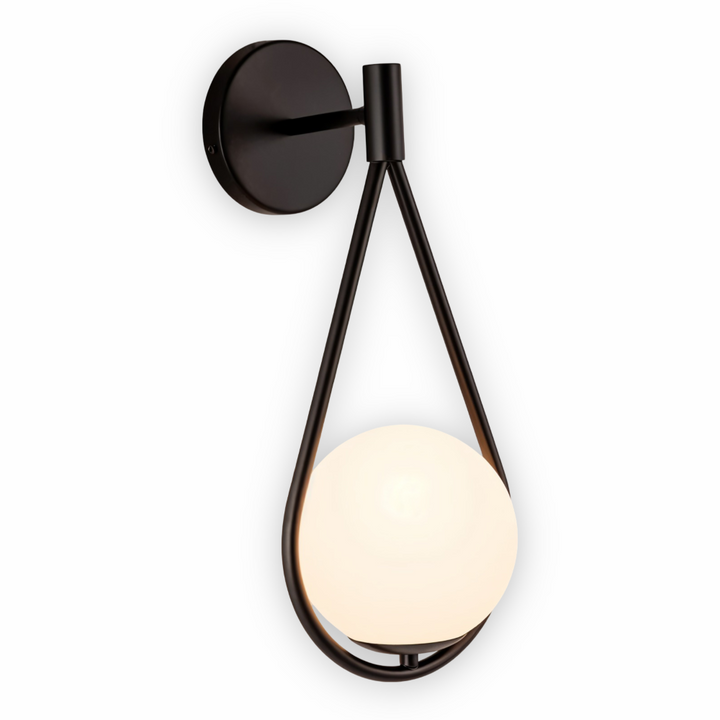 ArtLoop LED-vägglampa, droppformad för stilfull inredning. Passar i vardagsrum och sovrum.