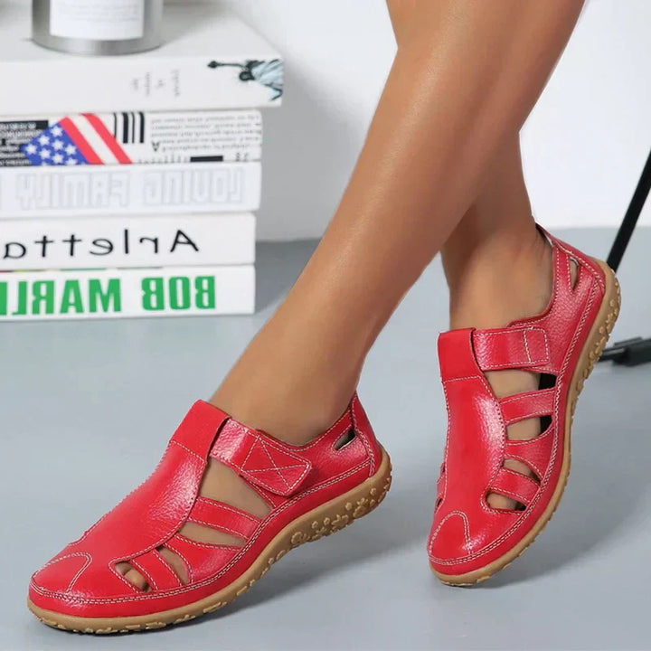 Stilrena Atasia mode-sandaler för kvinnor. Ortopediska, bekväma & justerbara sommarskor.