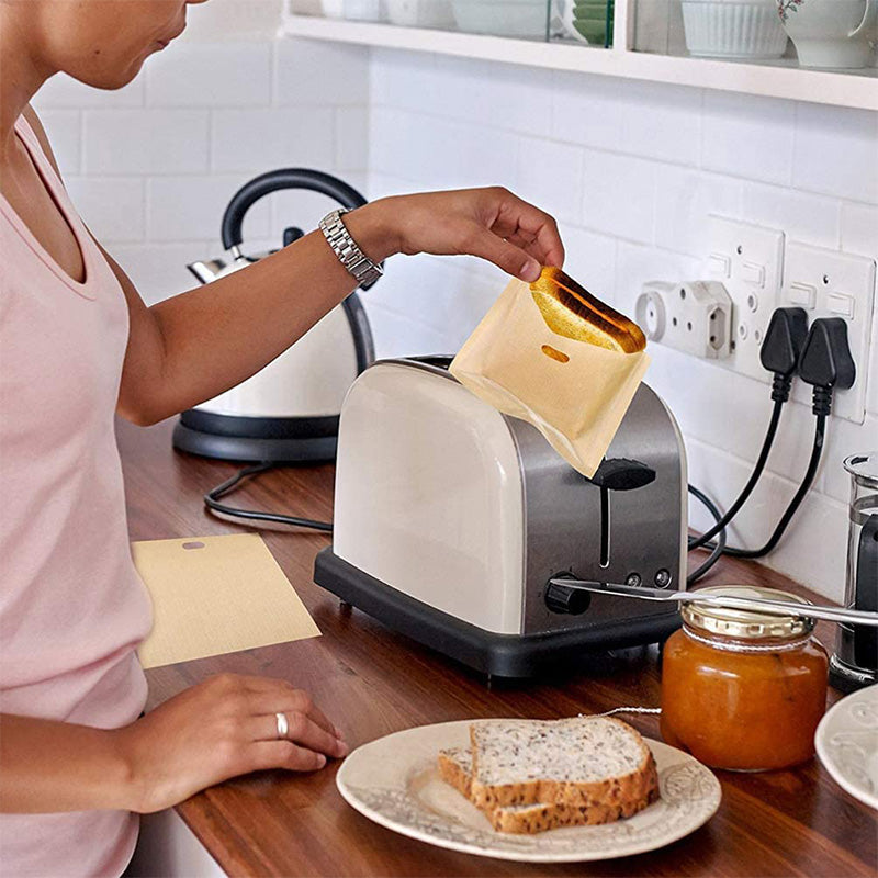 "Återanvändbar teflon-grillpåse i glasfiber, säker för matlagning. Perfekt för grill, mikrovågsugn. Lätt, värmetålig, giftfri
