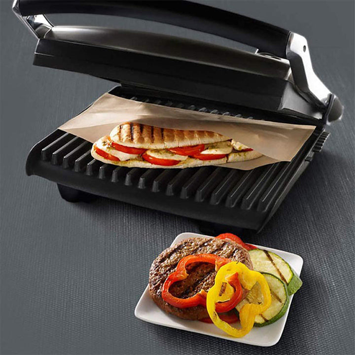 "Återanvändbar teflon-grillpåse i glasfiber, säker för matlagning. Perfekt för grill, mikrovågsugn. Lätt, värmetålig, giftfri