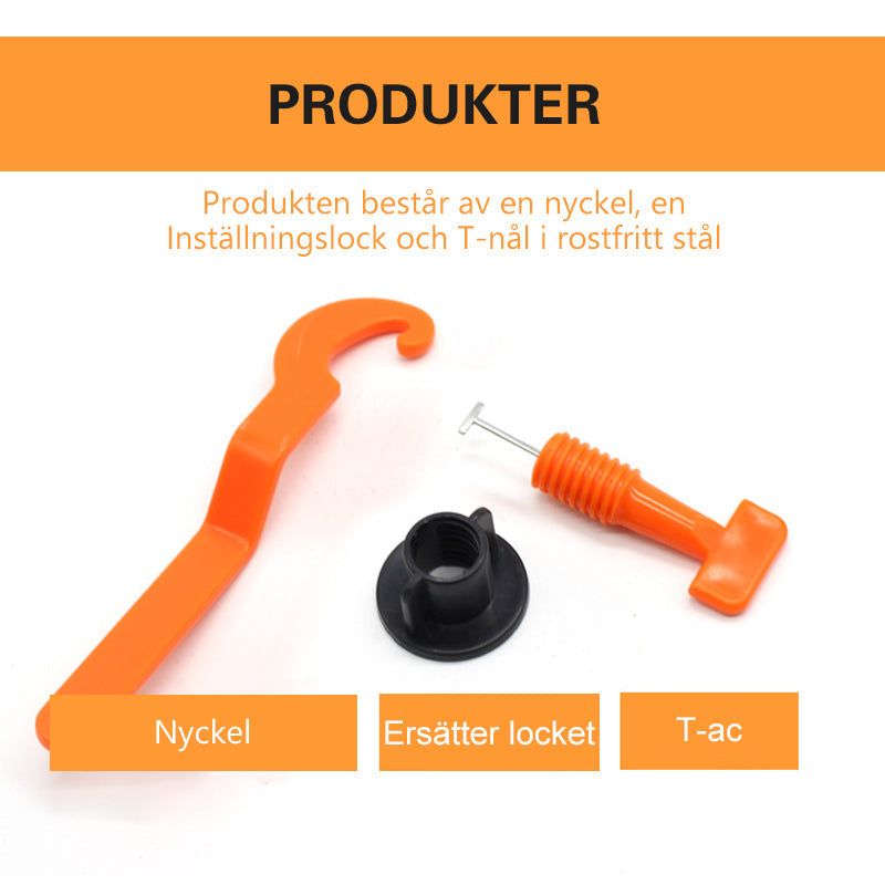"Återanvändbart kakel nivåsystem, jämnt golv och vägg, verktyg för perfekt kakelsättning, DIY, 50 komponenter, specialnyckel.