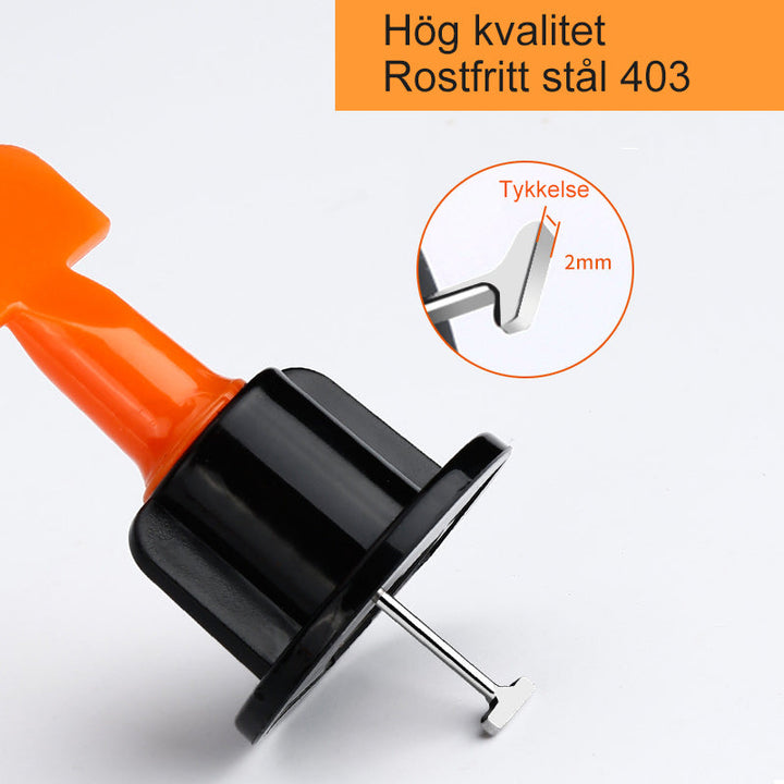 "Återanvändbart kakel nivåsystem, jämnt golv och vägg, verktyg för perfekt kakelsättning, DIY, 50 komponenter, specialnyckel.