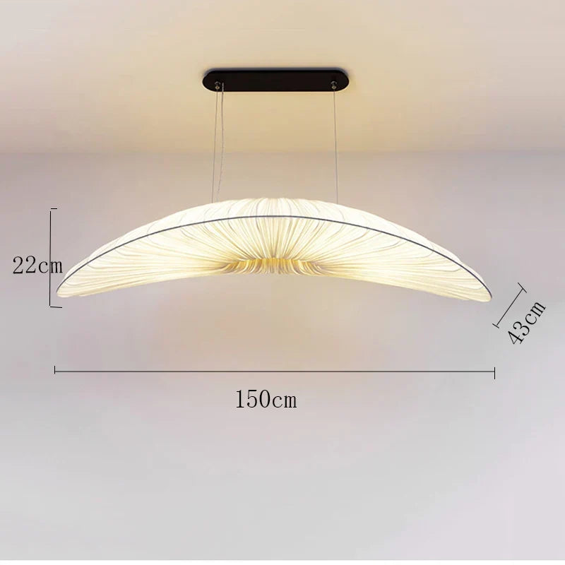 Konstnärlig Aurelia Marin taklampa. Maritim design med LED, en unik heminredningsdetalj.