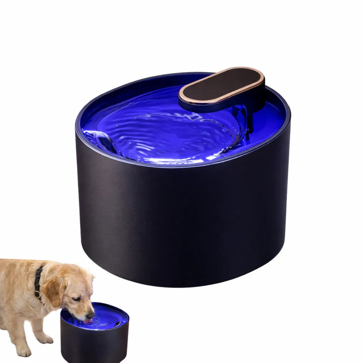 Automatisk djurfontän för hund & katt med kolfilter. Ger rent, friskt vatten tyst & energisnålt.