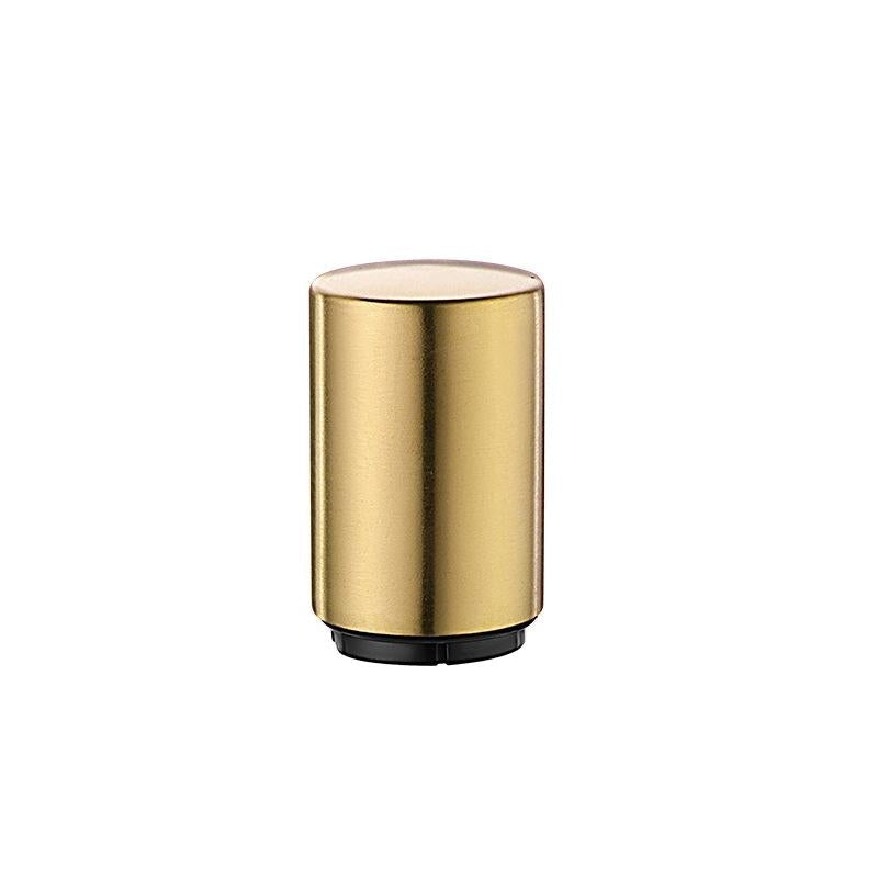 "Automatisk magnetisk ölflasköppnare i rostfritt stål, elegant design i moderna färger som Rosa Guld och Svart."