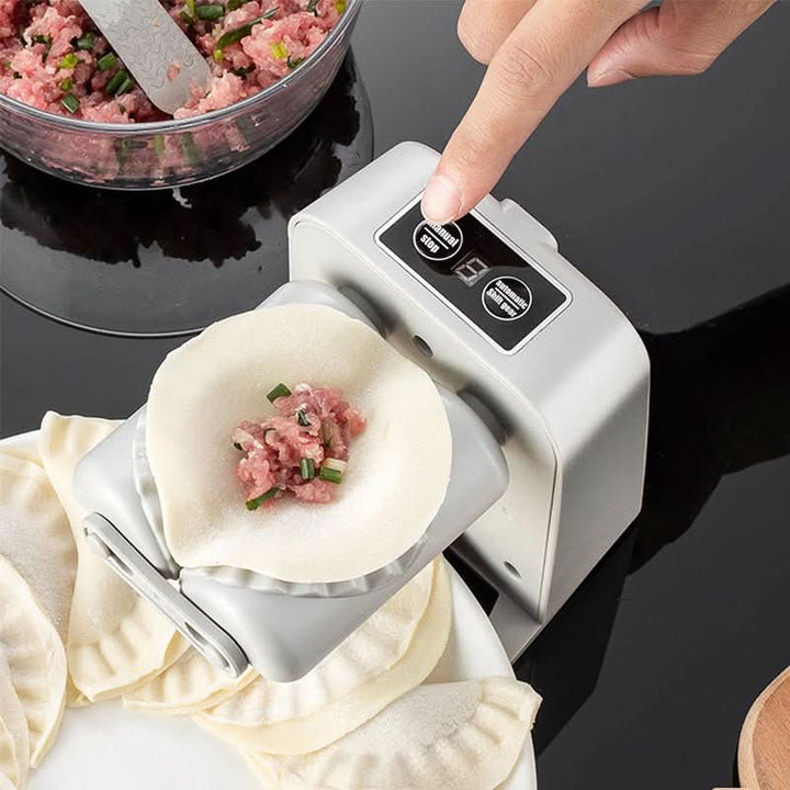 Effektiv USB-C laddad dumplingmaskin för enkel matlagning. Skapa perfekta dumplings & ravioli snabbt hemma.
