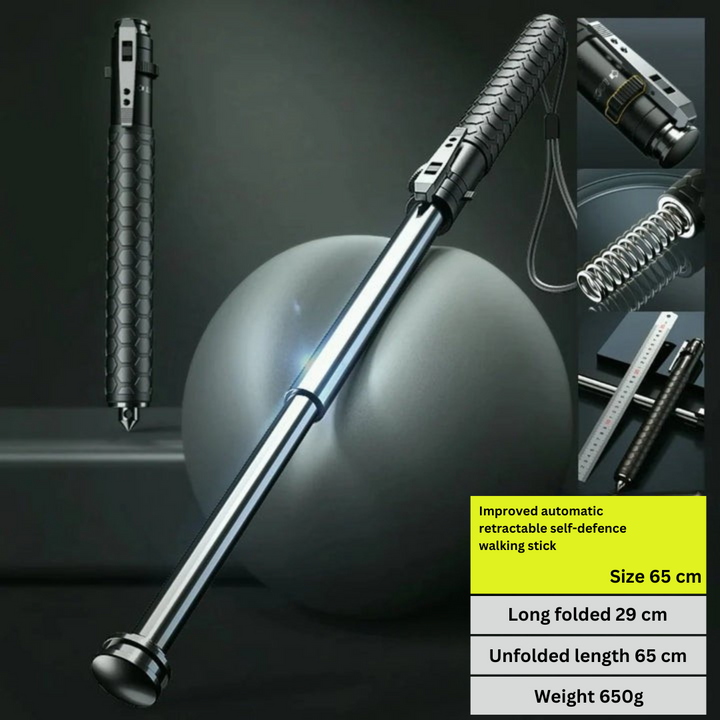 Liten men kraftfull självförsvarspinne, designad för din trygghet och skydd.