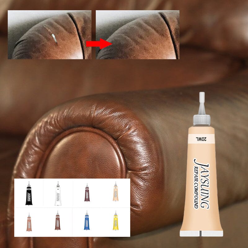 "Avancerad Läderreparationsgel för färgkorrigering av läder och vinyl, enkel applikation, mot repor och sprickor"