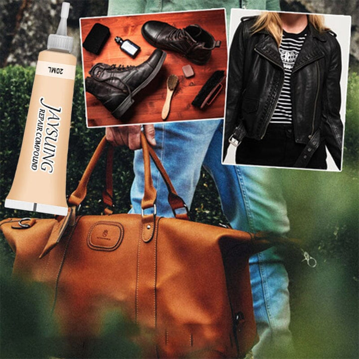 "Avancerad Läderreparationsgel för färgkorrigering av läder och vinyl, enkel applikation, mot repor och sprickor"