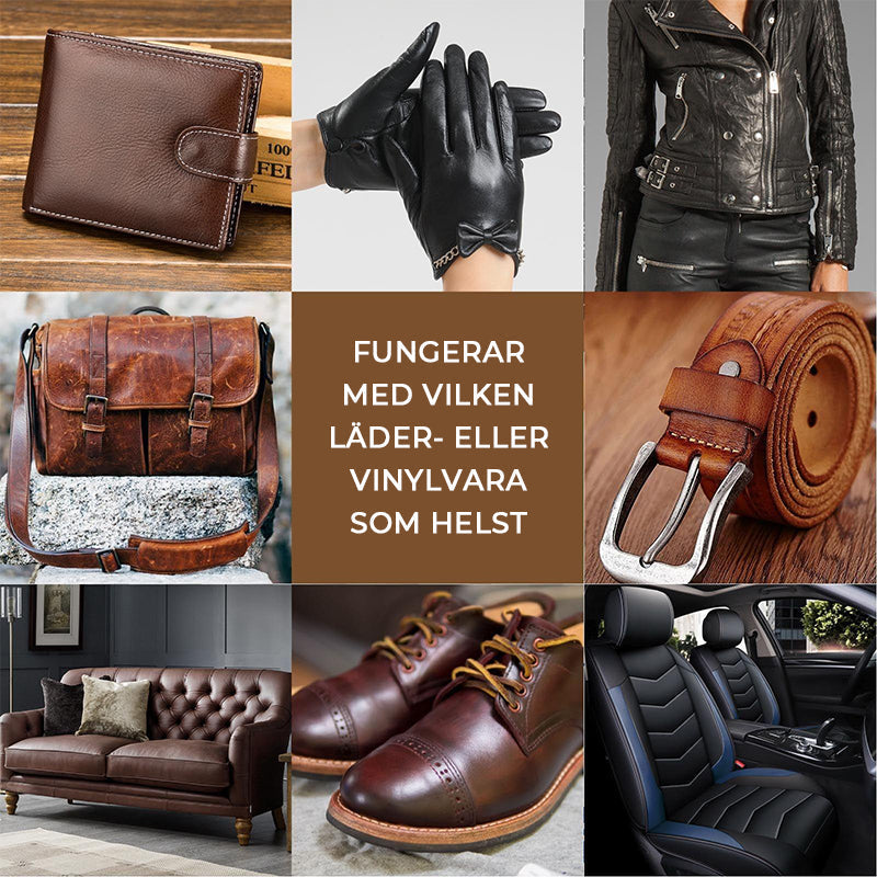 "Avancerad Läderreparationsgel för färgkorrigering av läder och vinyl, enkel applikation, mot repor och sprickor"