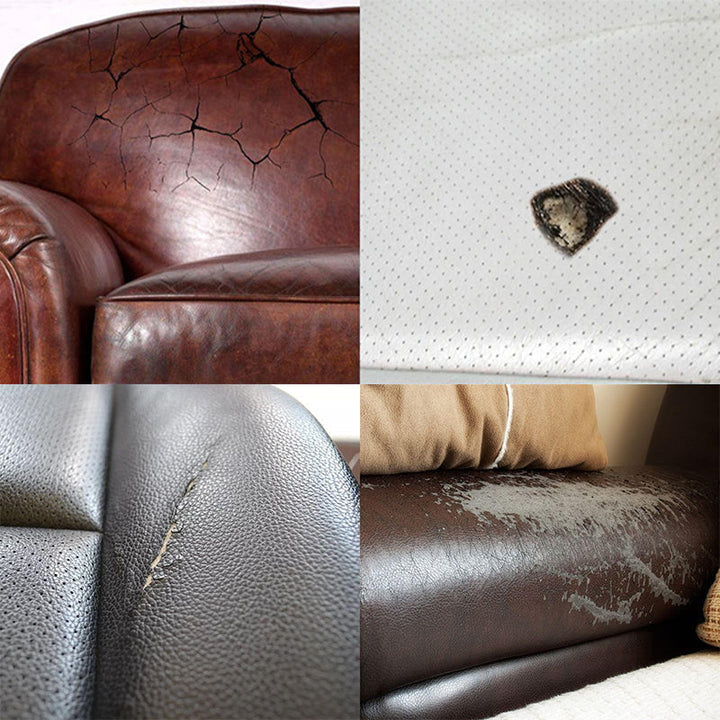 "Avancerad Läderreparationsgel för färgkorrigering av läder och vinyl, enkel applikation, mot repor och sprickor"