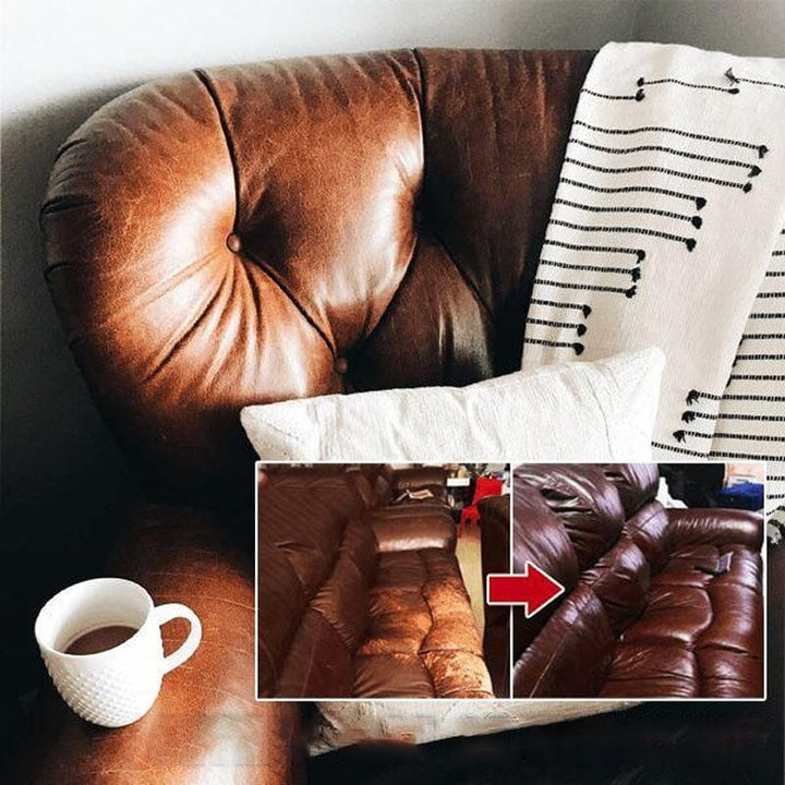 "Avancerad Läderreparationsgel för färgkorrigering av läder och vinyl, enkel applikation, mot repor och sprickor"