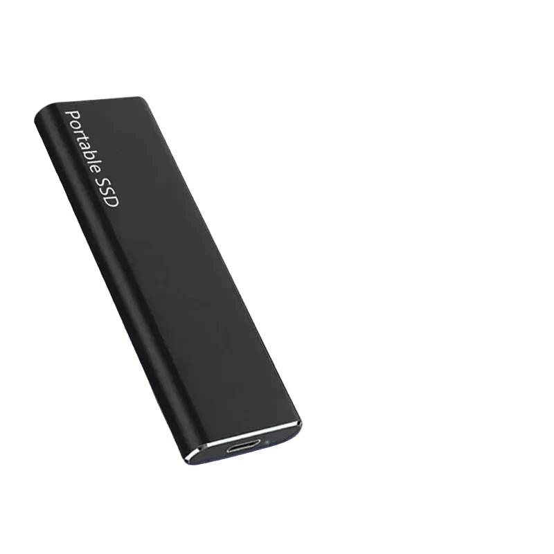 Bärbar extern hårddisk 4TB med USB-C för snabb dataöverföring. Idealisk för mobil lagring och backup.