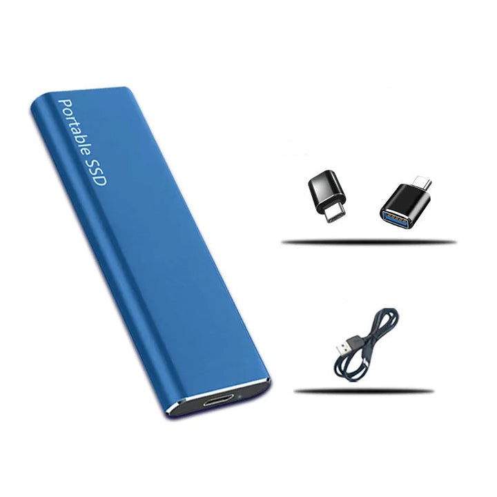 Smidig extern hårddisk 4TB, USB-C ansluten. Perfekt för mobil dataförvaring och snabb överföring.