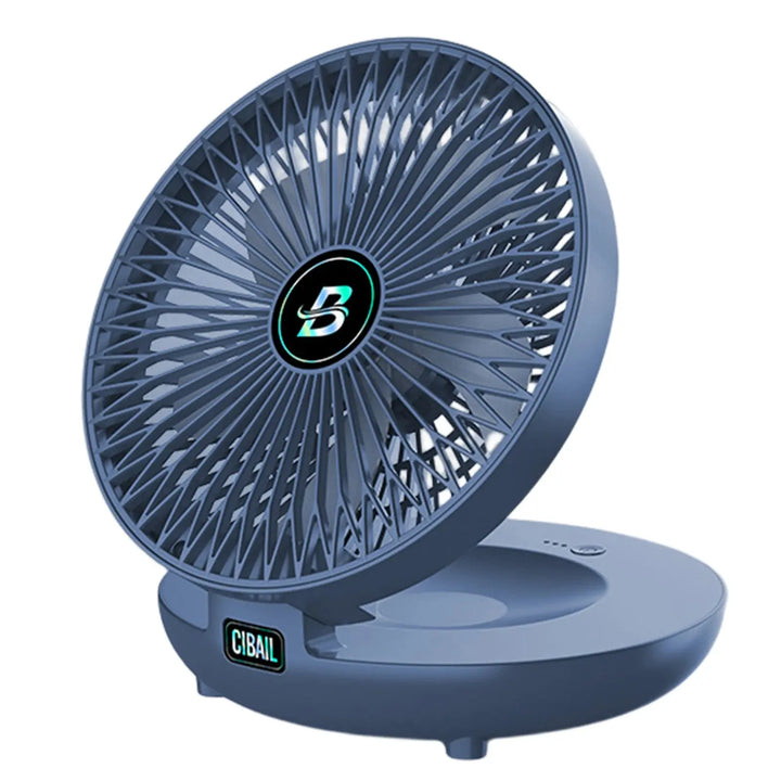 Stilren bärbar fläkt som ger effektiv svalka och ventilation, perfekt för moderna hem.