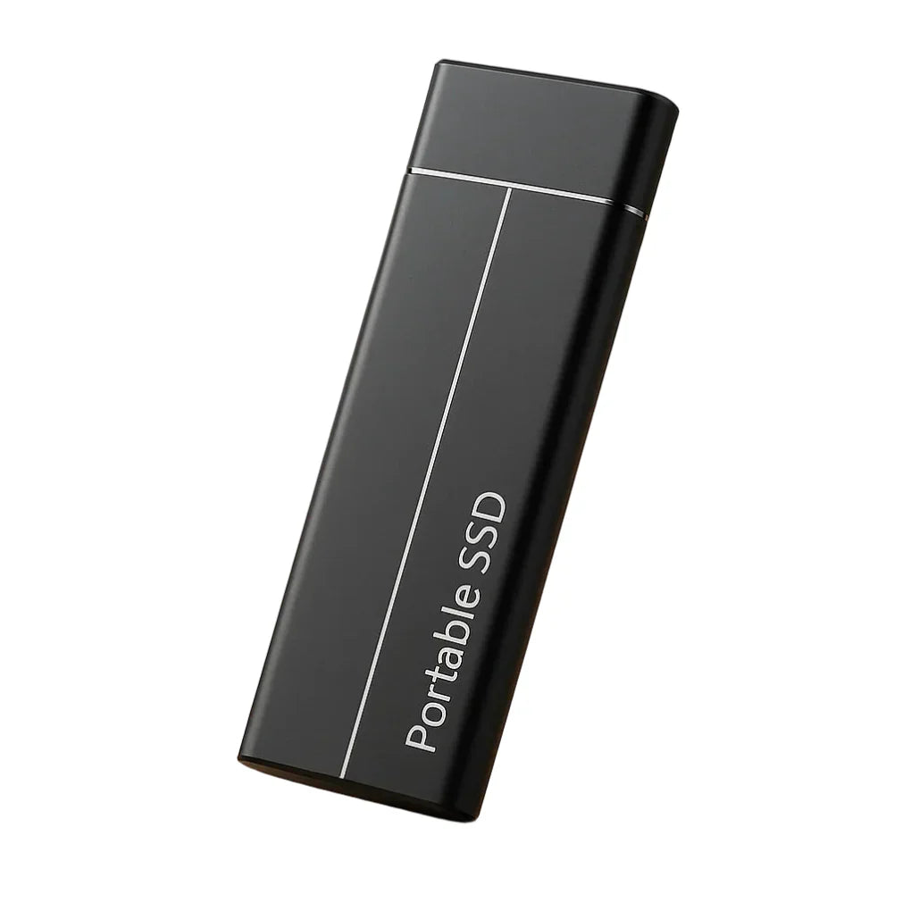 Bärbar SSD 64GB i premiumdesign för ultrasnabb lagring. Portabel extern hårddisk med hög hastighet.